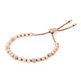 Michael Kors Blush Rush Rose Gold-Tone Bead Bangle Bracelet
