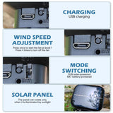 Upgrade Solar Fan Hat,2025 New Outdoor Wide Brim Sun Hat with 2 Solar Fan,UPF 50+ Bucket Fishing Beach Hat Fan for Men Women