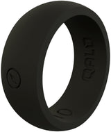 QALO Men's Silicone Ring, Classic for Men (Black, Black Classic, Size 10