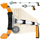 EZPIK Grabber Reacher Pro (43-inch), Premium Trash Picker with Comfortable Ergonomic Handle for Effortless Pickup of Trash, Litter & Small Debris, Ideal for Yard Work, Beach Cleanups & More