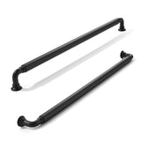 khtumeware 2-Pack Matte Black Heavy-Duty Solid Cabinet Pulls, 12 Inch(305mm) Hole Center, Drawer Pulls, Cabinet Hardware, Suitable for Kitchen Cabinets, Bathrooms and Dressers