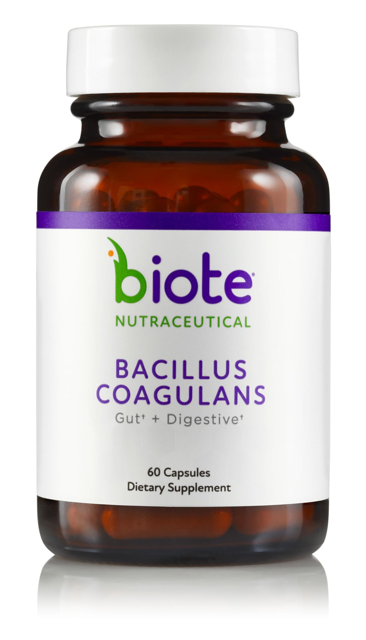 Biote Nutraceuticals - Bacillus COAGULANS - Gut + Digestive (60 Capsules)