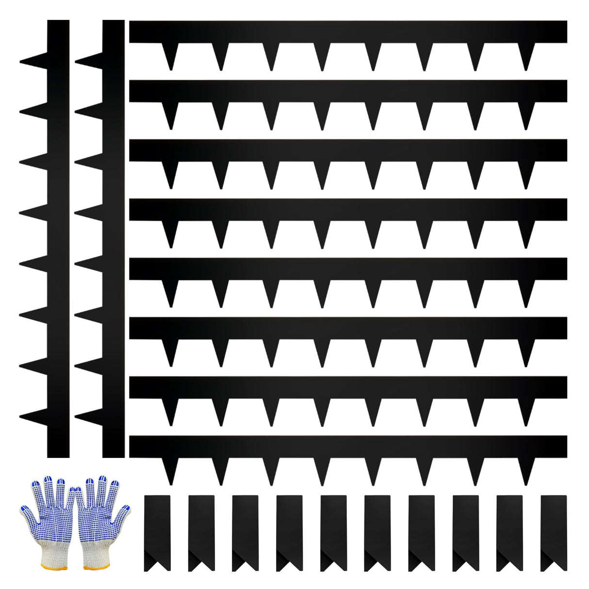 Steel Landscape Edging 4.5 Inch Metal Landscape Edging 33Ft Total 10-Pack