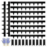 Steel Landscape Edging 4.5 Inch Metal Landscape Edging 33Ft Total 10-Pack