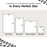 GEOMETRY Christmas Kitchen Towels - Quick Dry Microfiber Cloth Dish Towels for Kitchen Drying - Premium Quick Dry Towel, 2-Pack Set (Festive Lights + Ginger Joy (Merry Magic)