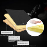 ACBAGI Car Seat Cushion Driver Seat Cushion with 1.2inch Comfort Memory Foam for Car, Office Chair and Home Chair