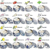 YOROXRG Scented Candles Gifts Set 16 Pack Soy Wax Travel Tin Jar Candles for Home 2.5 OZ for Mom for Christmas, Birthday, Thanksgiving, Mother's Day