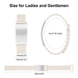 YOUNIFLARE Personalized Medical Alert Bracelet, Pink/Beige - Rose Gold