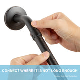OFFO Shower Head Extension Arm, Oil Rubbed Bronze 6 in Shower Arm Extension Shower Head Extender Made of 304 Stainless Steel Shower Pipe Extension