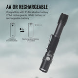 ThruNite Archer 1A LED Flashlight - 312 Lumens AA Flashlight, Waterproof, Compact Portable, and Durable Light for Everyday Carry(EDC) Camping, Hiking, and Emergencies - Cool White (Cool White)