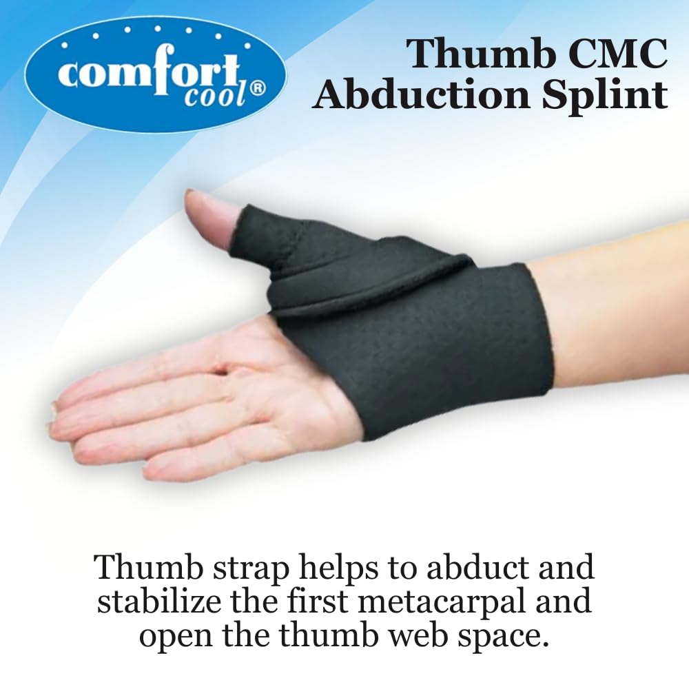 Comfort Cool 82075 Thumb CMC Abduction Splint, Medium, Right