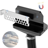 Upgraded Rear Grease Drainage Funnel for Blackstone Grease Catcher, Enclosed Grease Trap with Removable Magnetic Grease Gate & Larger Diameter Silicone Hose, Blackstone Griddle Accessories