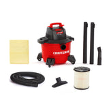 CRAFTSMAN CMXEVBE17584 6 Gallon 3.5 Peak HP Wet Dry Shop Vacuum