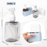 Yamadura Travel bottles for Toiletries, TSA Approved Travel Containers, Refillable, Portable, Spray Bottles and Pump Bottles with Labels for Creams, Perfumes and Shampoos (Blue)