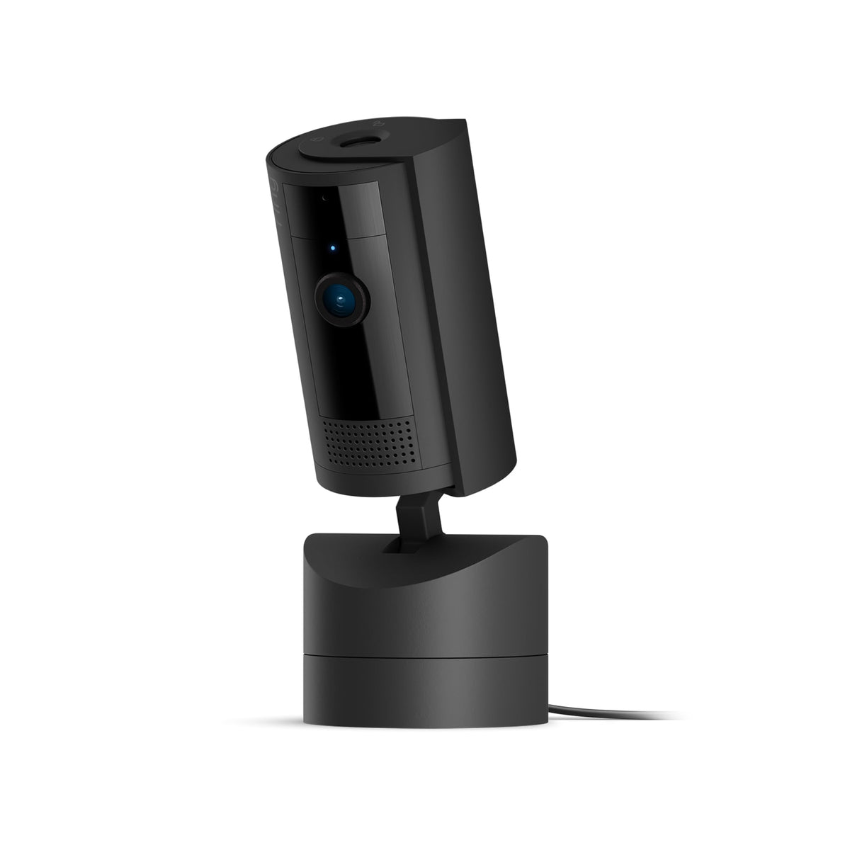 Ring Pan-Tilt Indoor Cam — See all around your home or business with 360° pan coverage, HD video, plus Two-Way Talk (2024 release), Black