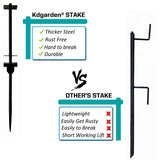 kdgarden Heavy Duty Steel Power Stake for Real Estate Sign Post