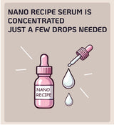 Nano Recipe Salmon PDRN (Salmon DNA) Concentrate 100,000 ppm | Mix 1-2 Drops with Your Skincare | MTS Roller Ampoule
