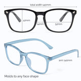 livho High Tech Blue Light Glasses - Advanced up to 99% Blue Light Blocking Computer Glasses - Anti Eyestrain & UV Glare Protection
