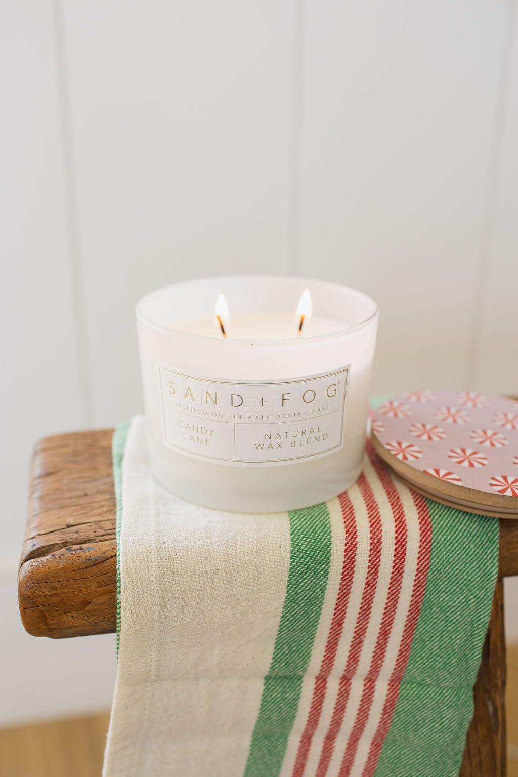 Sand + Fog - 12 Days of Christmas Candle Set - Winter Pine, Apple Cider, Cinnamon Noel, Balsam Cedar, Cinnamon Vanilla, Eucalyptus Fir, Frazier Fir, Golden Nutmeg, Holiday, Juniper Berry, Winter White