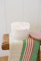 Sand + Fog - 12 Days of Christmas Candle Set - Winter Pine, Apple Cider, Cinnamon Noel, Balsam Cedar, Cinnamon Vanilla, Eucalyptus Fir, Frazier Fir, Golden Nutmeg, Holiday, Juniper Berry, Winter White