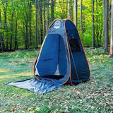 Camping Shower Tent With LED Sensor Light 6.23 ft - Large Easy Pop Up Privacy Tent for Beach Changing - Outdoor Portable Enclosure for Camping