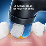 Oral-B iO Series Ultimate Clean Electric Toothbrush Replacement Brush Heads for an Oral-B Electric Toothbrush, 4 count, Black