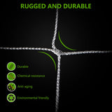 Toolazy Trellis Netting 5 x 350 ft - Heavy Duty Nylon Garden Netting with 6 Inch Mesh, Soft Plant Support Net for Tomatoes, Cucumbers, Peas, Vine Climbing Vegetables, Indoor Outdoor Greenhouse