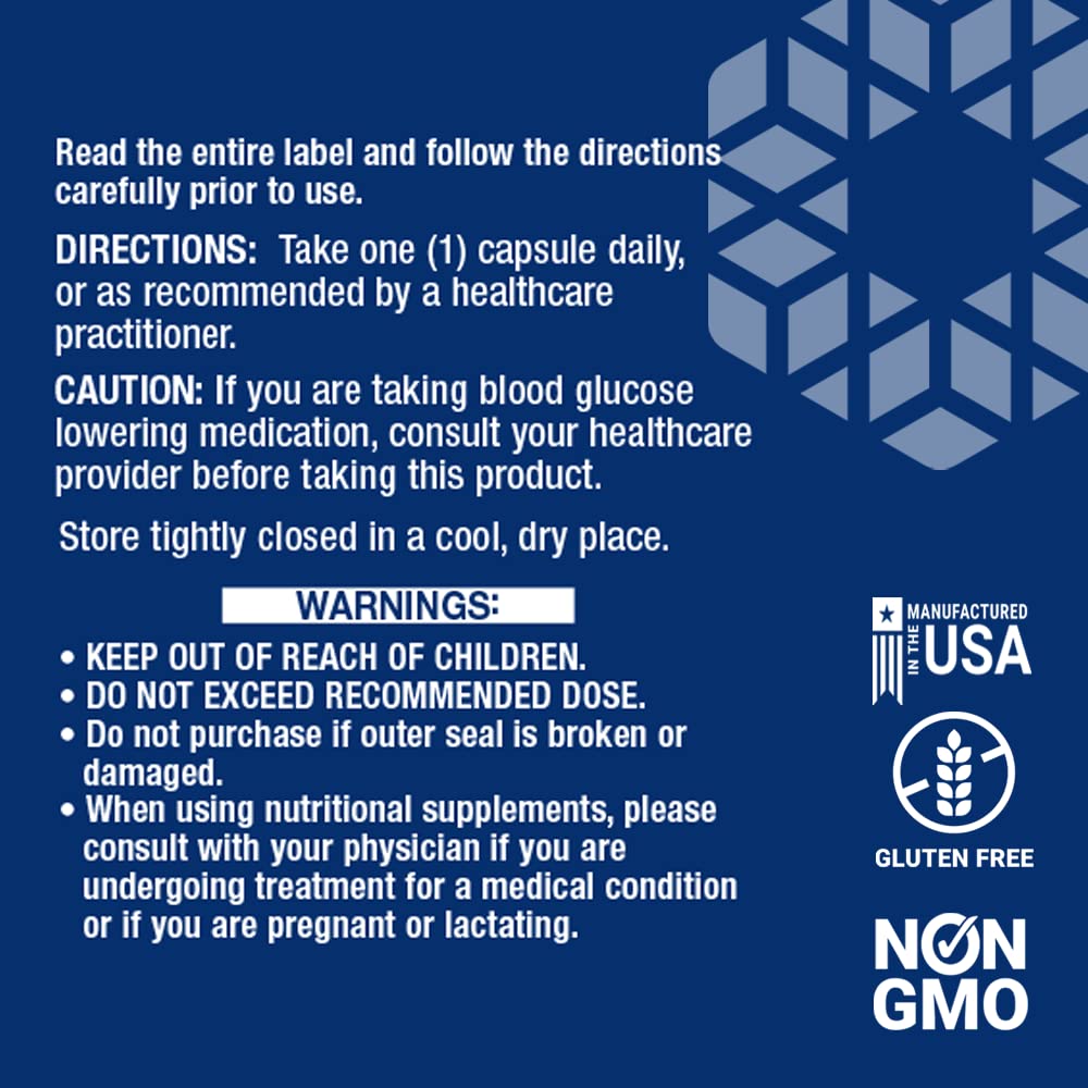 Life Extension Optimized Chromium with Crominex 3+ 500 mcg, Metabolism Health, Healthy Balance, Vegetarian, Gluten Free, Non-GMO, 500 mcg, 60 Vegetarian Capsules