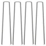 OK5STAR Landscape Staples 12 inch, 100 Pack Heavy Duty Garden Stakes