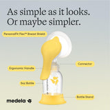 Medela Harmony Manual Breast Pump, On-the-Go, More Milk Output