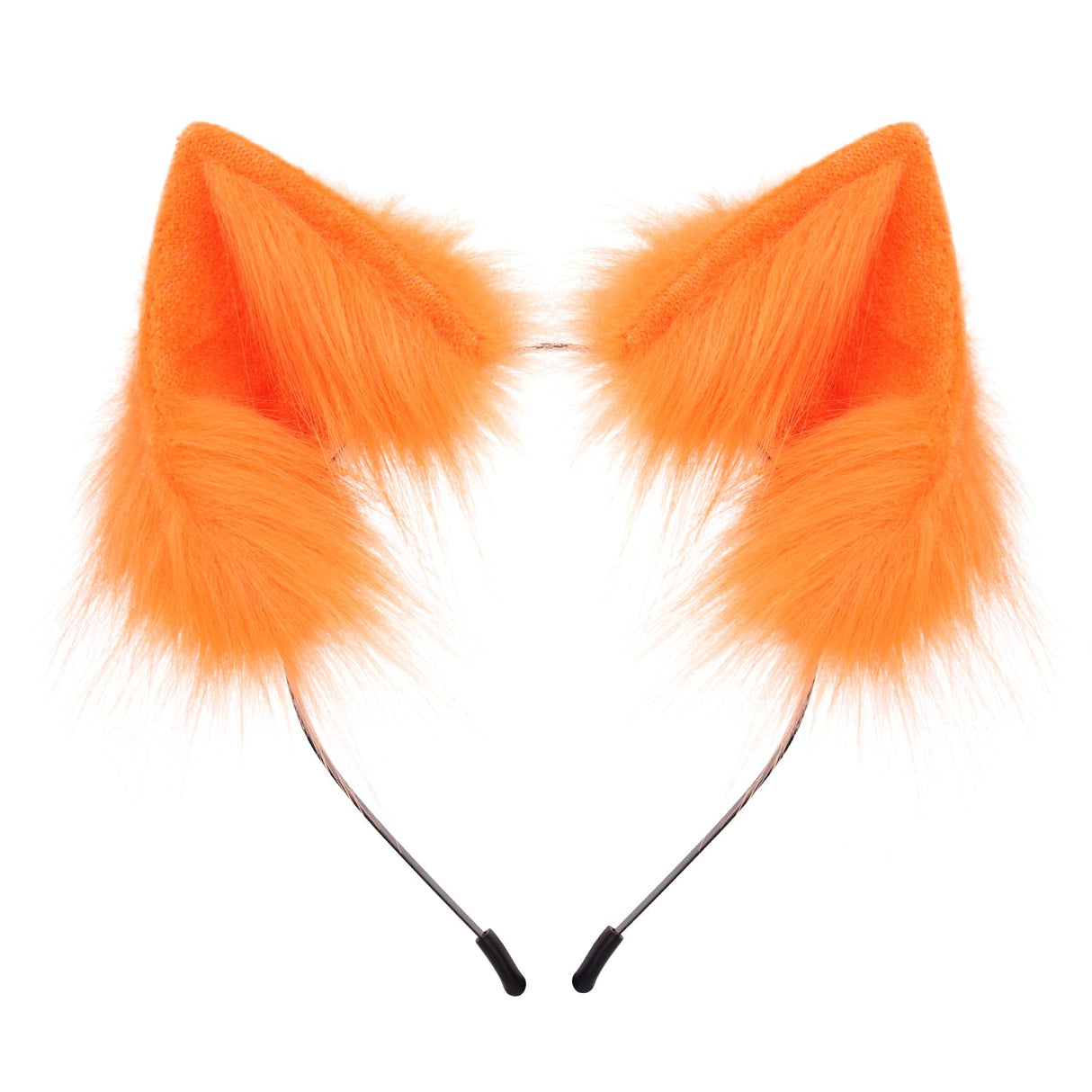 SMILETERNITY Handmade Fox Wolf Cat Ears Headwear Costume Accessories for Halloween Christmas Party (E02brown)