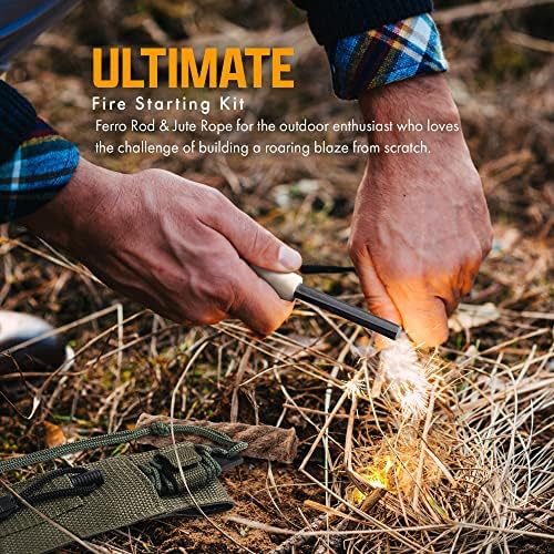 Man Box, Gift Box for Men- Birthday Gifts for Men, Mens Gift Basket, Gifts for Him- Cool Camping Gift Sets for Guys, Son, Brother, Boyfriend, Dad, Husband, Male, Friend