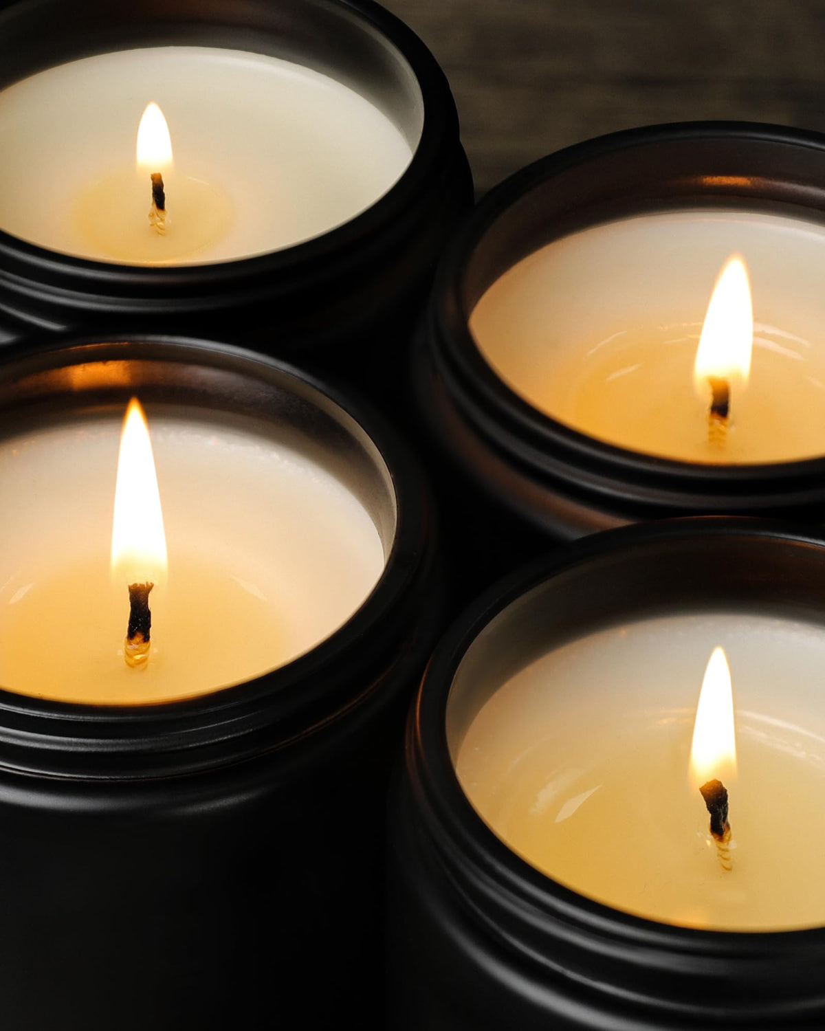 AOOVOO Scented Candles for Men - 4 Pack Candles for Home Scented