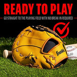 Franklin Sports Baseball + Softball Gloves - Field Master Adult + Youth Baseball + Softball Gloves - Right Hand + Left Hand Gloves - Infield + Outfield Mitts - Multiple Sizes + Colors