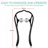 VOYOR Neck Massager Shiatsu Deep Tissue Dual Trigger Point for Pain Relief