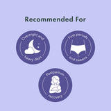 Rael Disposable Underwear for Women, Organic Cotton Cover - Postpartum Essentials, Leak Locker, Unscented, Maximum Coverage (Size L-XL, 20 Count)