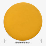 Aiyard 6-Inch No-Hole Hook and Loop Sanding Discs 400-Grit, Random Orbital Sandpaper for Automotive and Woodworking, 100-Pack