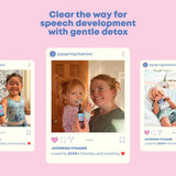 JoySpring Lions Mane for Kids | Speech Delay Supplement for Kids & Toddlers | Lion’s Mane Mushroom, Gotu Kola & Ashwagandha for Speech Therapy & Cognitive Support – Easy-Take Liquid | LingoLeap Herbal