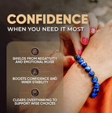 Conscious Items Blue Tiger's Eye Bracelet for Women & Men, Gemstone Beads