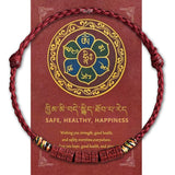 Yautja Tibetan Buddhist Red Buddha Spiritual Protection Red String Bracelet