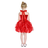 Red Tutu Dress for Girls Sparkly Sequin Christmas Princess Birthday Party Dress for Little Girl Kids Prom Ball Gown Prom Dance Graduation Costume Fairy Outfit 8T
