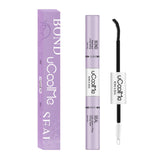uCoolMe Lash Bond and Seal Waterproof 10ML for Lash Clusters 144Hours SuperStrong Long-Lasting Non-Irritating Eyelash Glue for DIY at Home(Black,10ML)