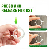 Hytihtu 50Pcs Plant Support Clips Plastic Trellis Clips, Tomato Vine Clips