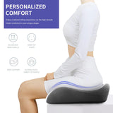 Pubemy SupremeComfort X-Large Gel Infused High Density Foam Seat Cushion for Office Chair, Kitchen Chair, Car Seats- Elevate Your Seating Experience -Pressure Sore and Tailbone Pain Relief