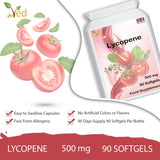 2 Pack Lycopene 500 mg | 90 Softgel, 6 Month Supply.