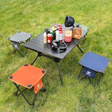 Opliy Camping Stool, Folding Small Chair Portable Camp Stool for Camping Fishing Hiking Gardening and Beach, Camping Seat with Carry Bag (Gray)