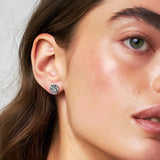 Amy & Annette Sterling Silver Stud Earrings for Women - Post Earrings for Women, 925 Sterling Silver Earrings