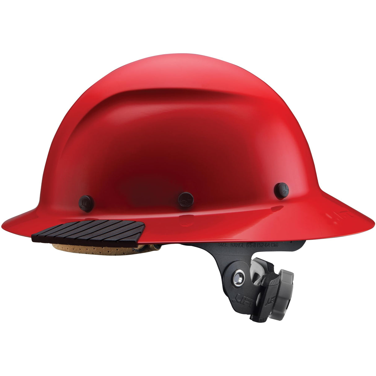 LIFT SAFETY Dax Fiber Resin Full Brim Safety Helmet | 6 Point Suspension for Comfort & Impact Protection | Red