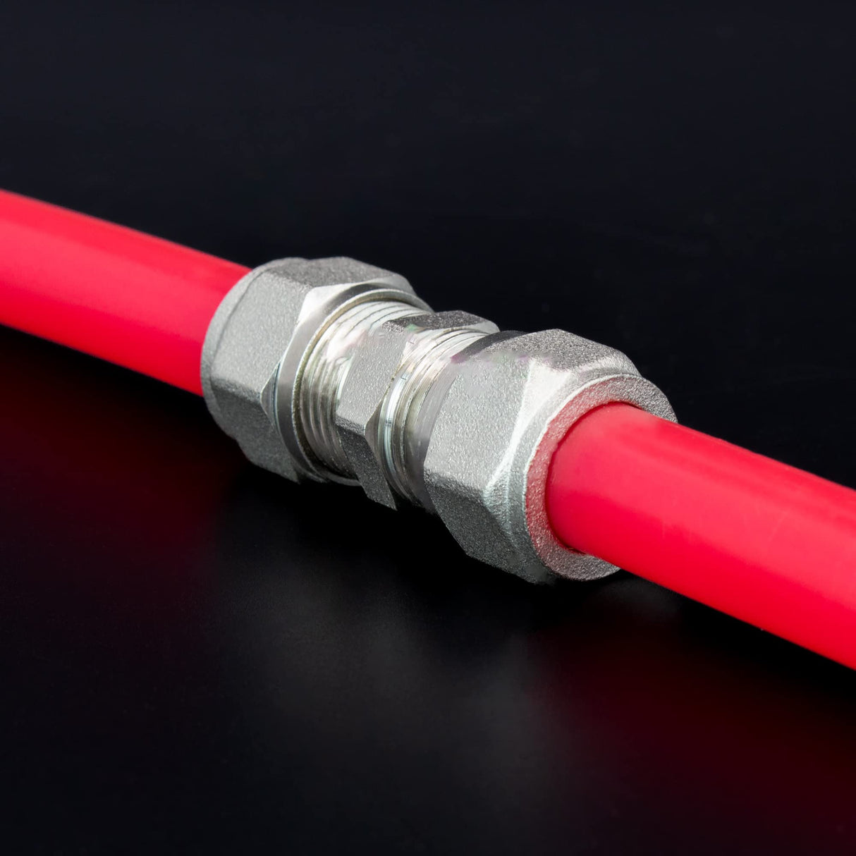 Kudos-Trading - Repair Coupling for Water Underfloor Heating Pipe 16mm Pipe Fixing Connector Repairing Pert-Al Pert and Pex 16mm x 2mm to 16mm x 2mm Quick Easy Compression Fix for Damaged Pipe.