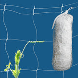 HHTHH White Trellis Netting 5x100 ft Heavy Duty Garden Trellis Netting Polypropylene Plant Support Garden Net for Climbing Vegetables Fruits Flowers